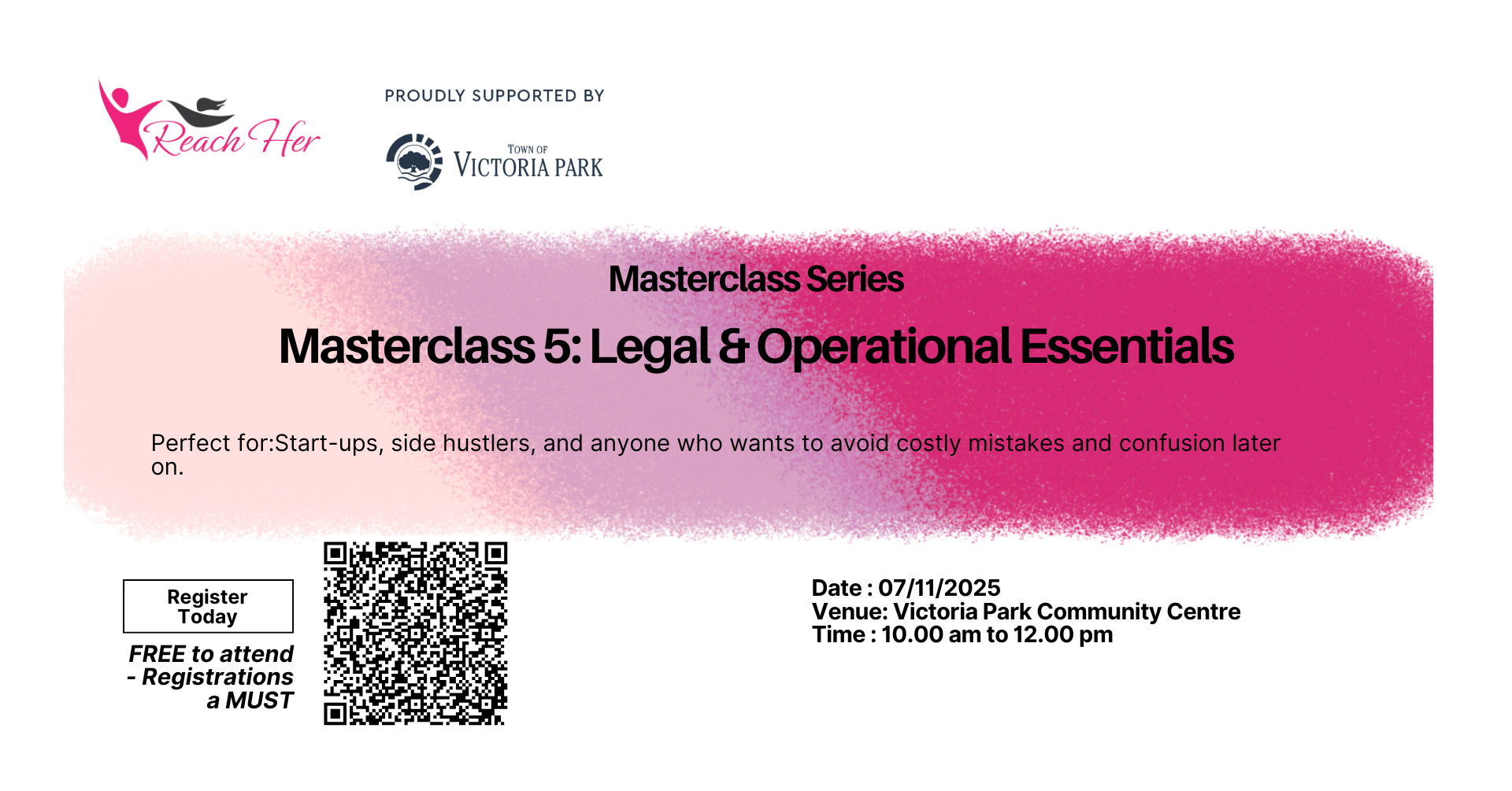Masterclass 5: Legal & Operational Essentials
