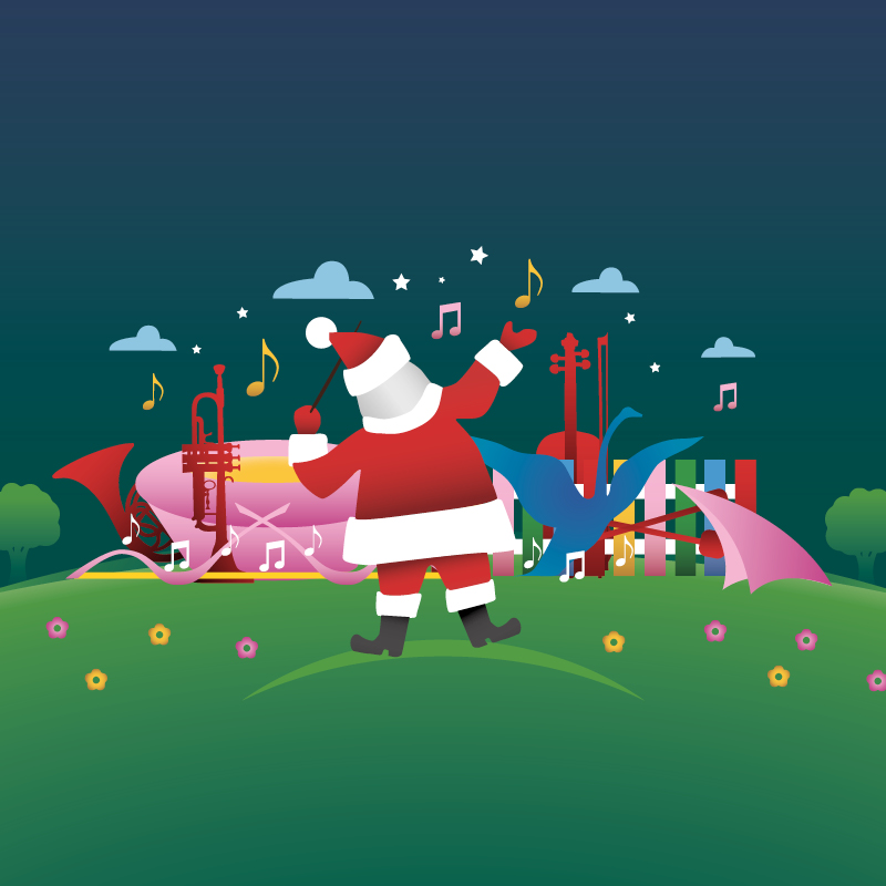 Santas Symphony in the Park