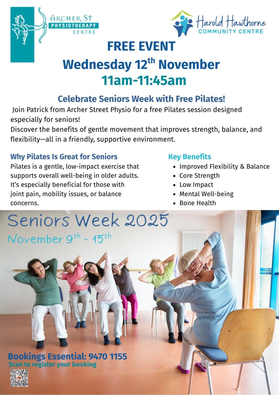 Seniors Week Pilates