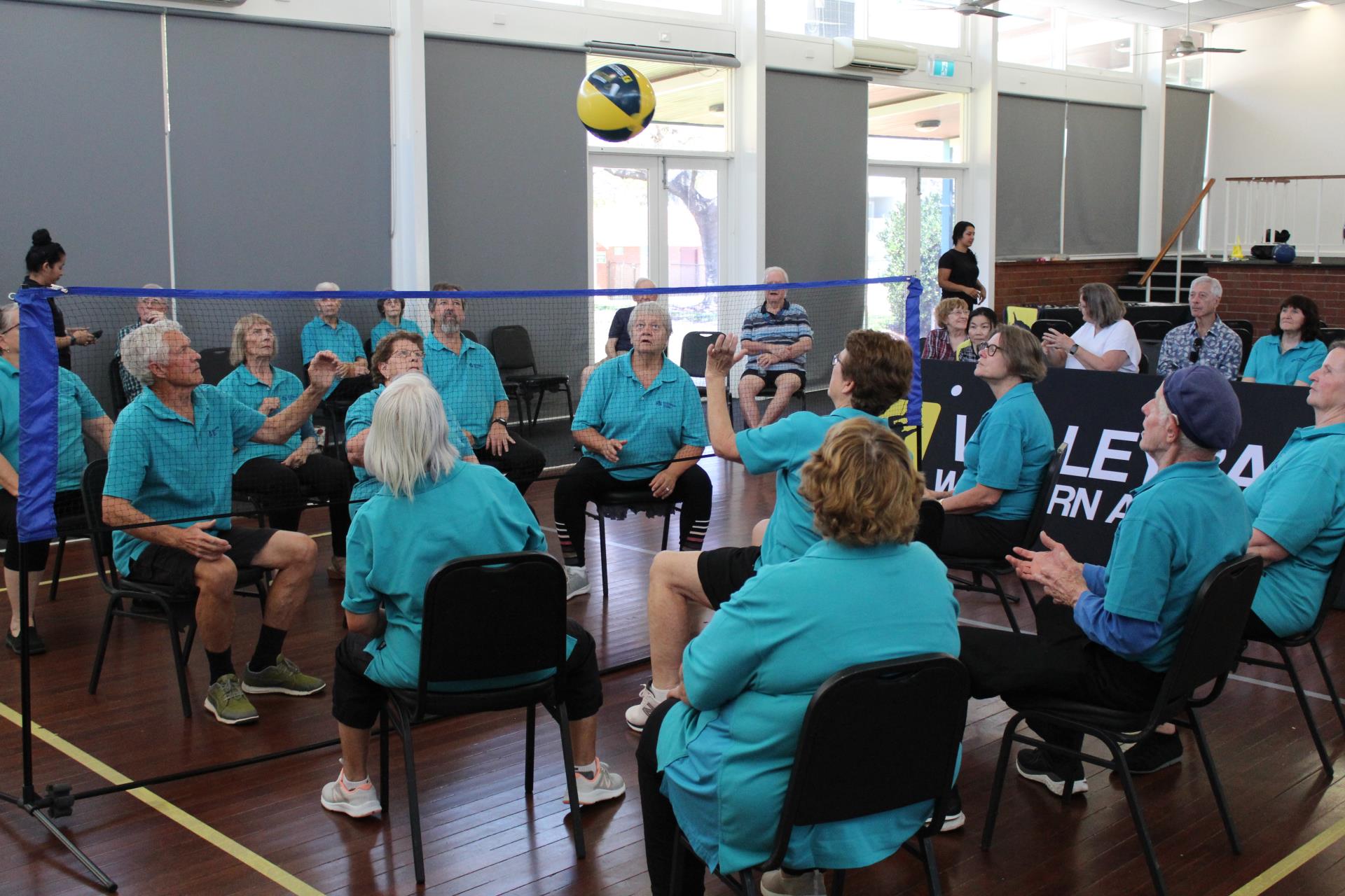 Seated Volleyball for Over 55s