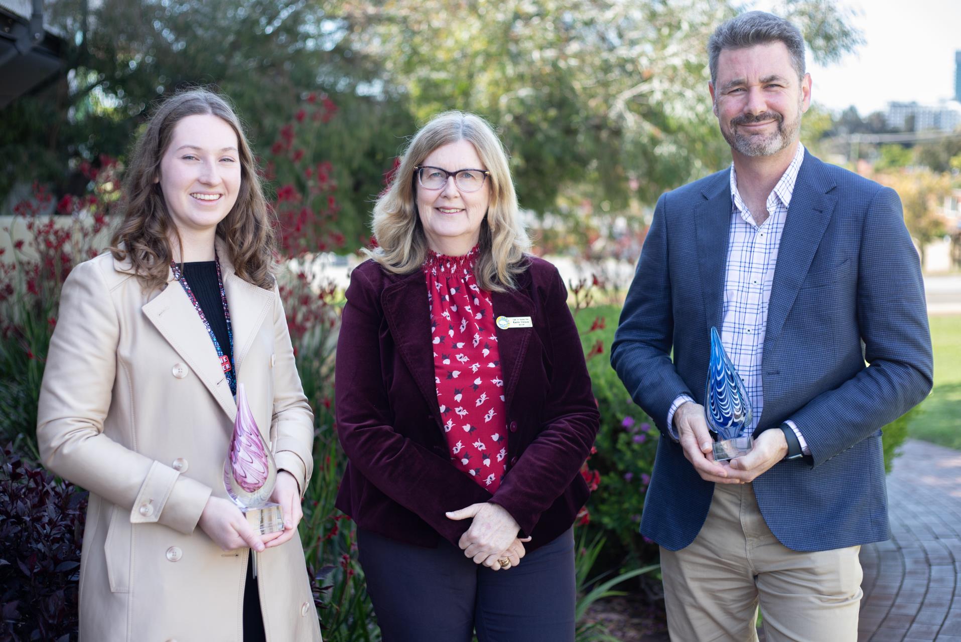 Town employees recognised as community leaders