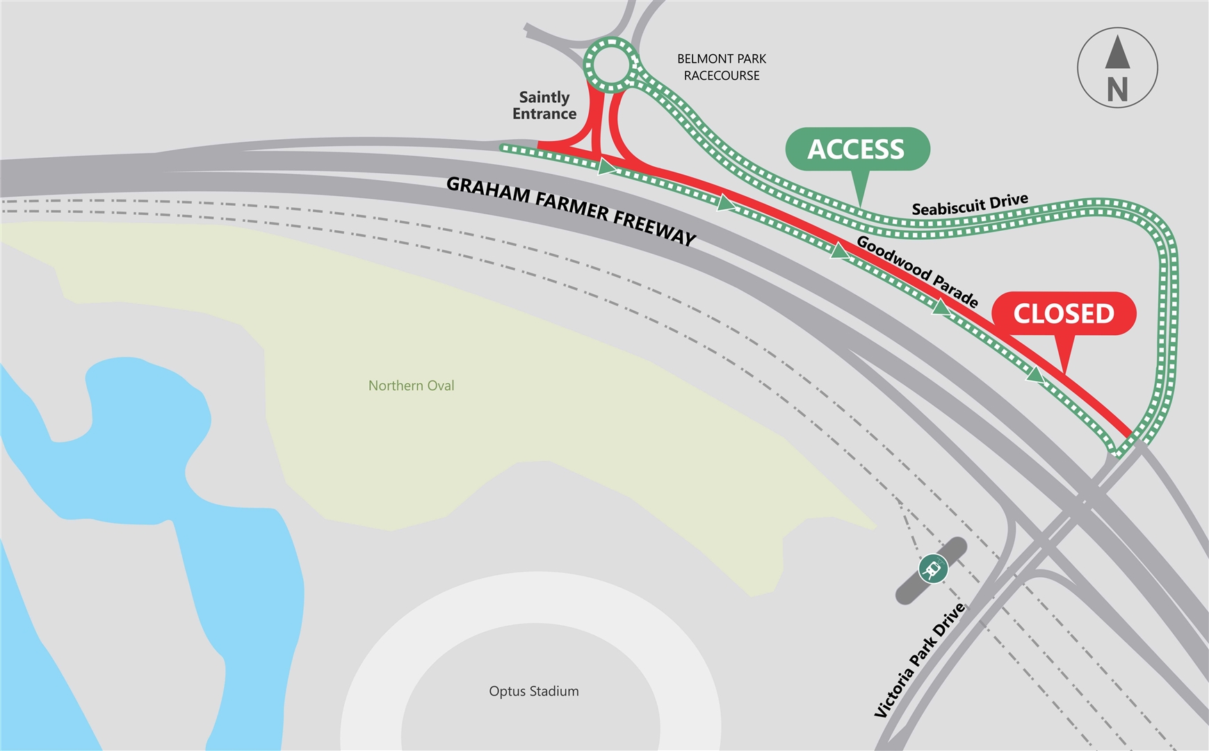 MRWA Map Seabiscuit Drive Opening